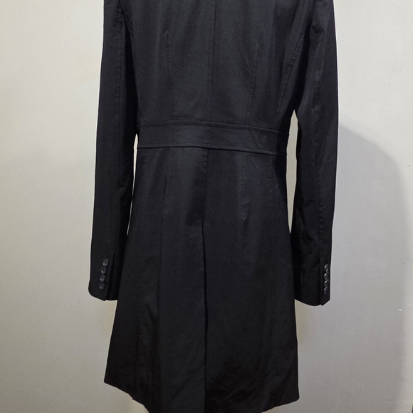 Ann Taylor Black Trench Coat - Picture 3 of 7